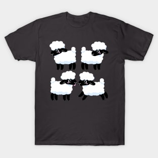 Simple Sheep Design - Dark T-Shirt